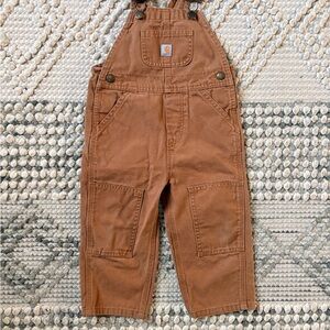 Carhartt Kids Overalls in Tan